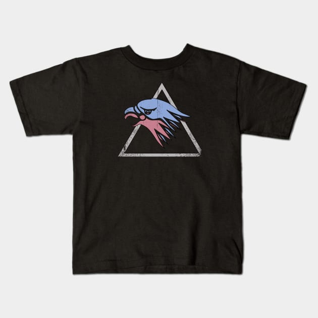 Metal Birds Kids T-Shirt by nickbeta